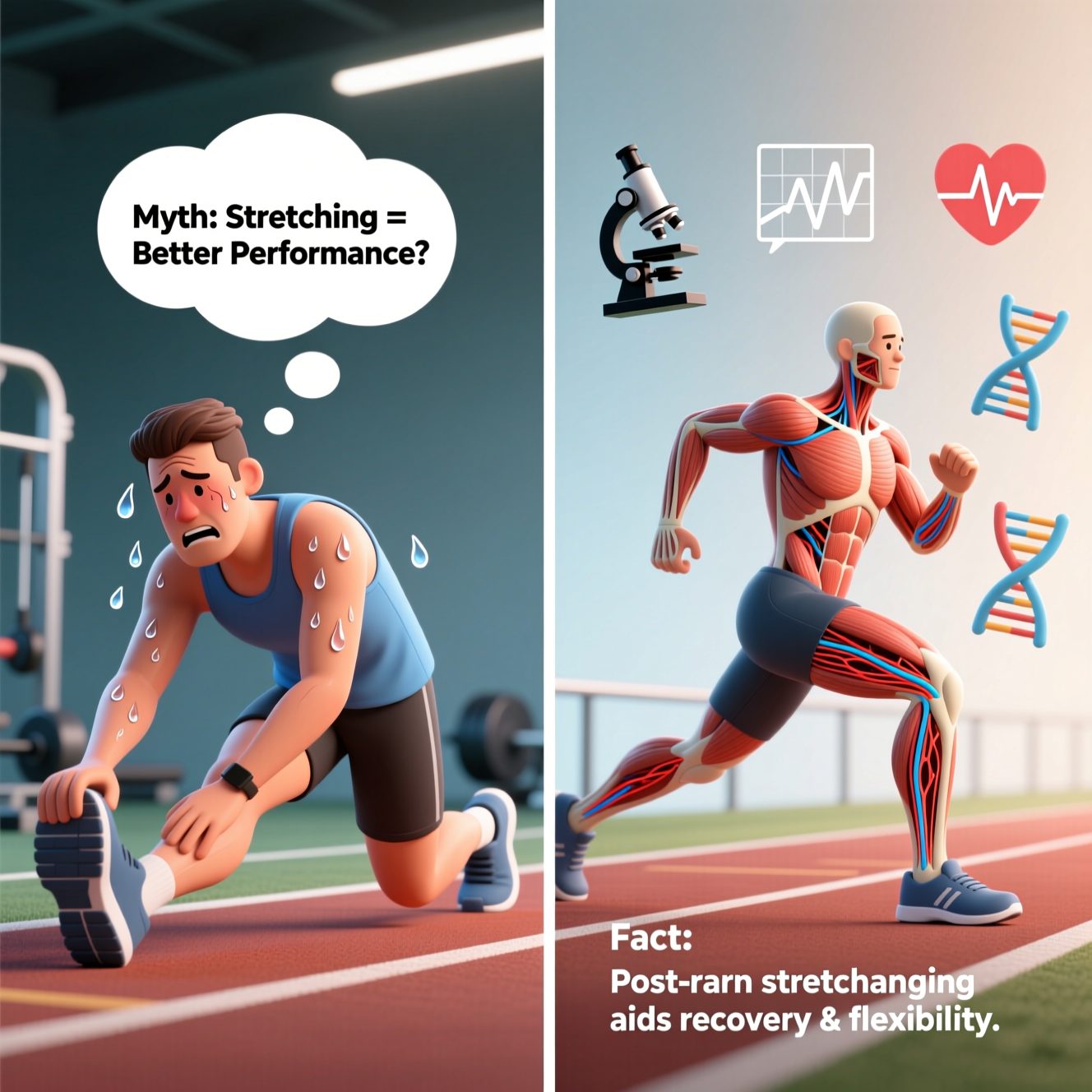 Растяжка в беге: научные факты против мифов